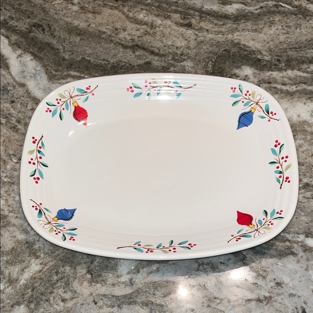 Fiesta nutcracker platter - fiesta Christmas dish